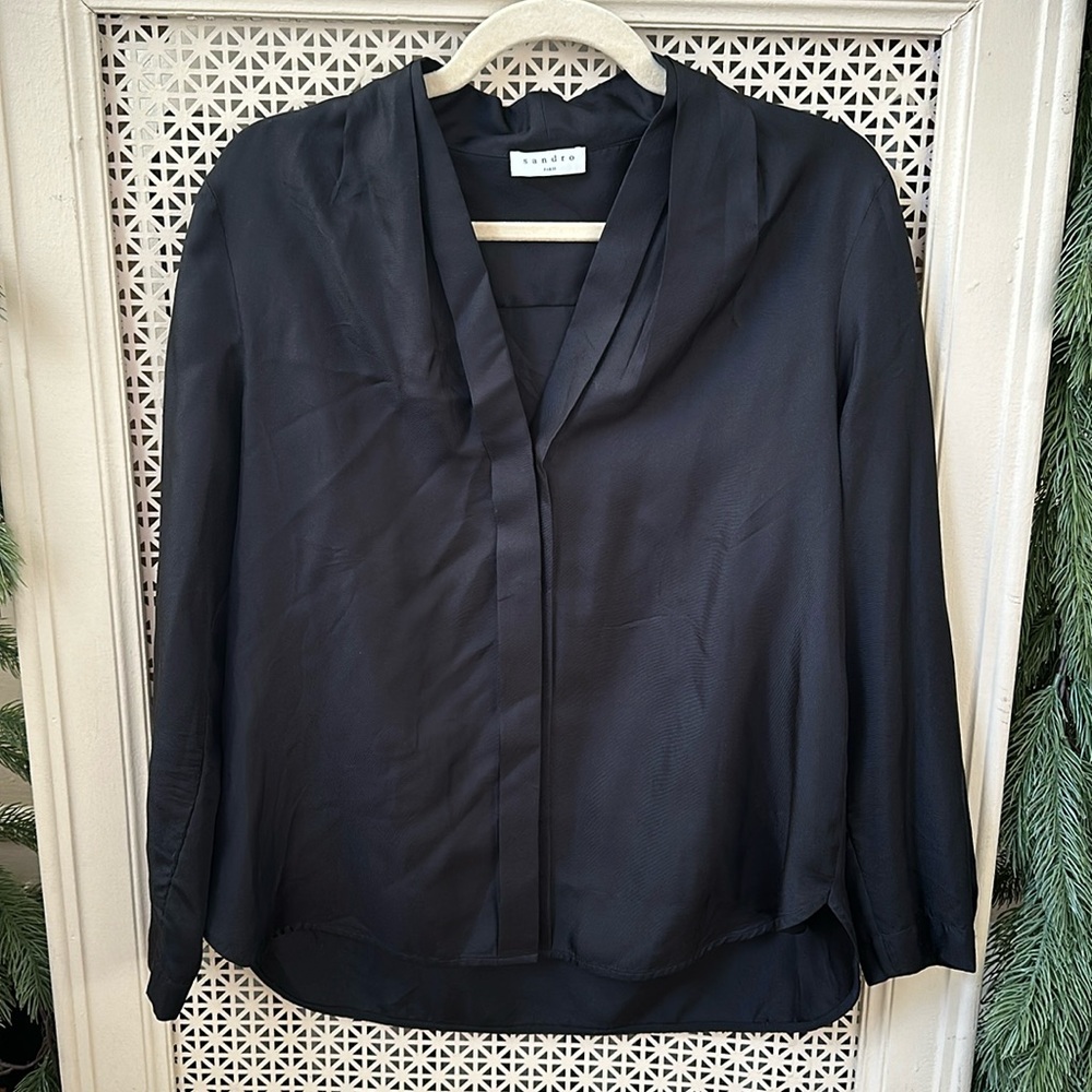 Black Sandro Blouse